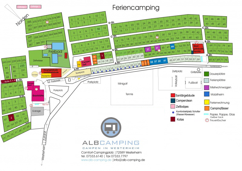 Unser Campingplatz in Zahlen